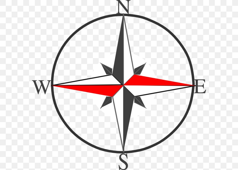 North Compass Rose Clip Art, PNG, 600x585px, North, Area, Black And White, Cardinal Direction, Compass Download Free