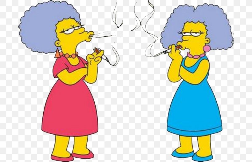 Patty Bouvier Selma Bouvier Marge Simpson Homer Simpson Bart Simpson, PNG, 700x527px, Patty Bouvier, Area, Art, Artwork, Bart Simpson Download Free