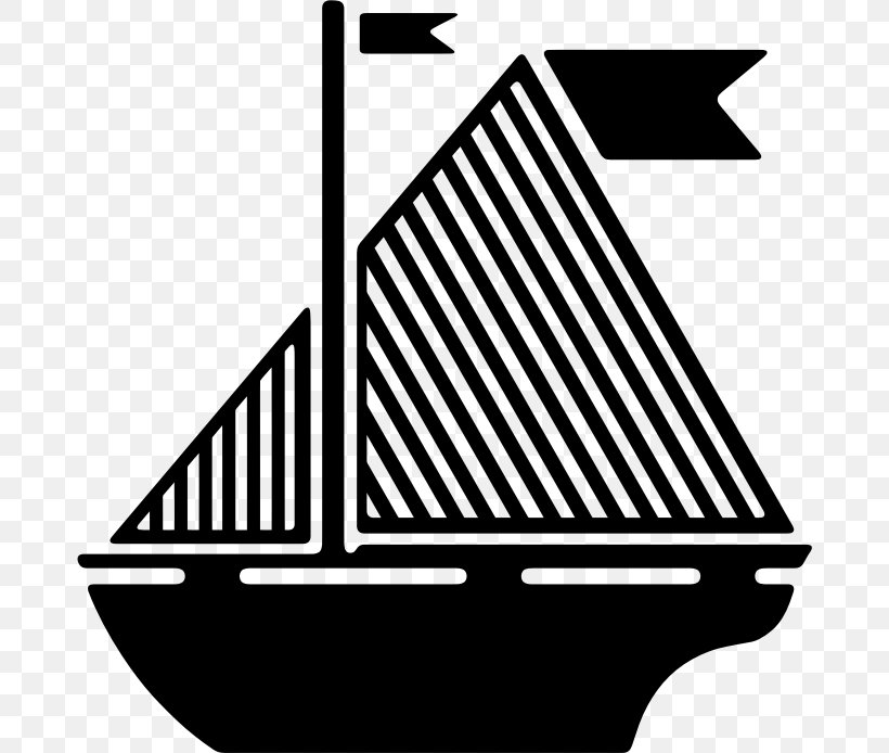 Sailboat Ship Sailor, PNG, 678x694px, Sailboat, Anchor, Black, Black And White, Boat Download Free