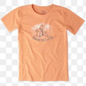 T-shirt - T-shirt Sleeve Clothing Life Is Good Company PNG