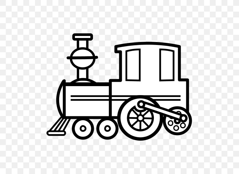 Train Locomotive Coloring Book Drawing Transport, PNG, 600x600px, Train, Artwork, Black And White, Car, Coloring Book Download Free