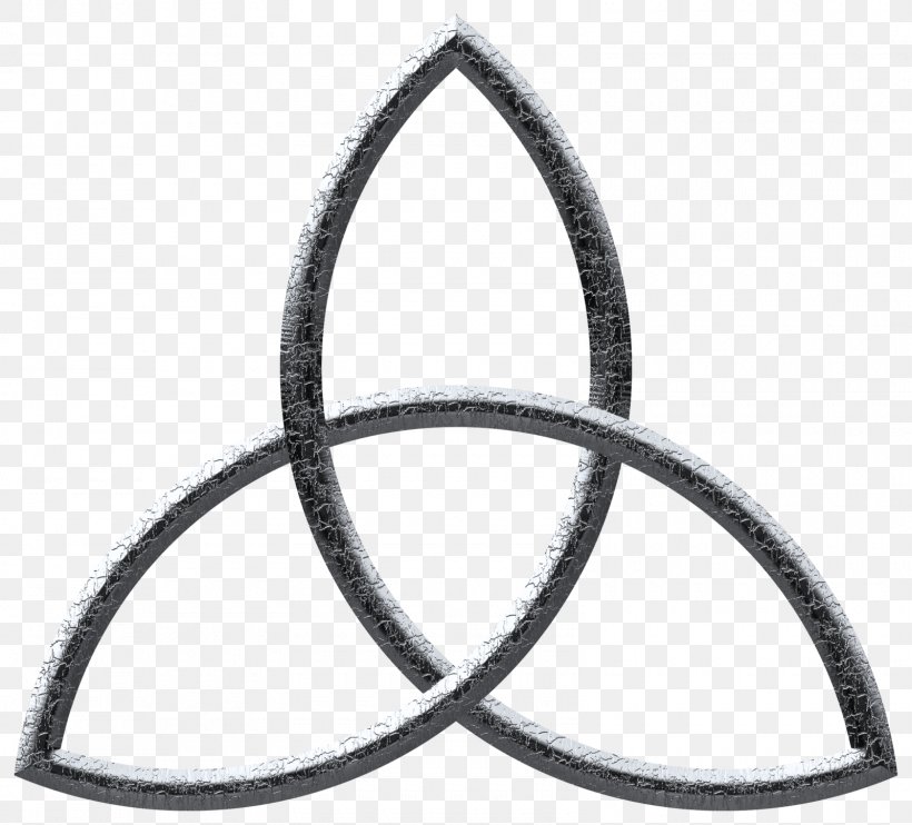 Triquetra Triple Goddess Crone Symbol Wicca, PNG, 1600x1448px, Triquetra, Auto Part, Black And White, Body Jewelry, Celtic Knot Download Free