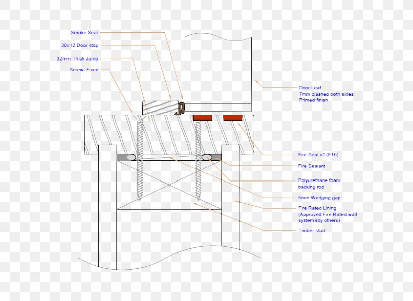 Fire Door Wall Stud Jamb Steel, PNG, 600x597px, Fire Door, Chair, Curtain Wall, Diagram, Door Download Free