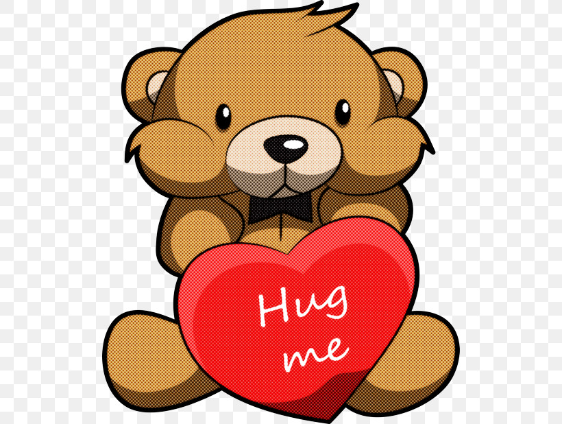 Teddy Bear, PNG, 522x618px, Cartoon, Animal Figure, Bear, Brown Bear, Heart Download Free