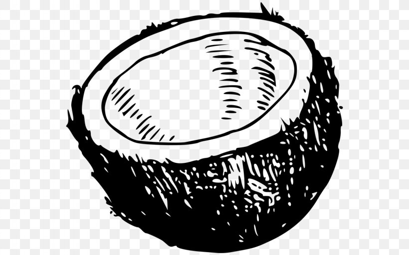 Coconut Black And White Clip Art, PNG, 1280x800px, Coconut, Arecaceae, Ball, Baseball Equipment, Baseball Protective Gear Download Free