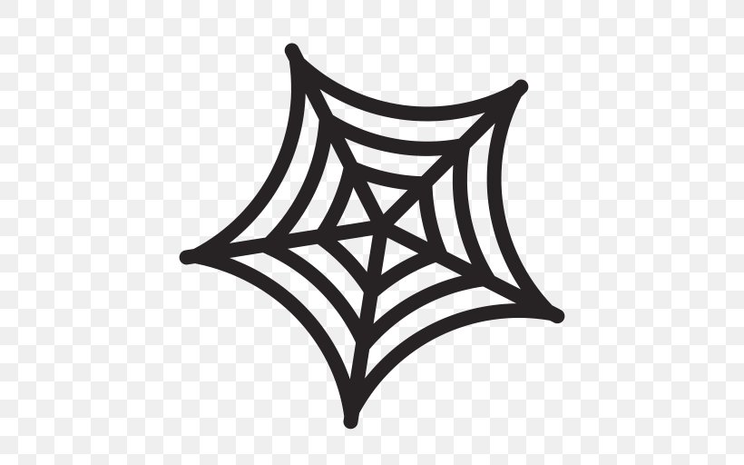 Spider Web, PNG, 512x512px, Spider, Black And White, Halloween, Leaf, Spider Web Download Free