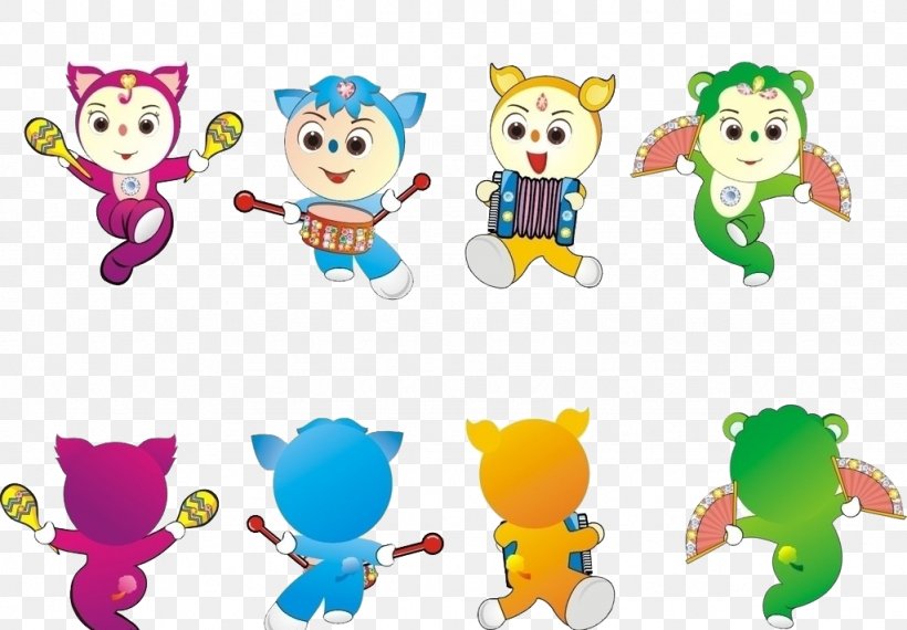 Doll Cartoon Illustration, PNG, 1024x713px, Doll, Animal Figure, Area, Art, Baby Toys Download Free