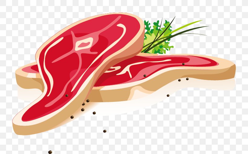 Ham Meat Beef, PNG, 740x511px, Watercolor, Cartoon, Flower, Frame, Heart Download Free