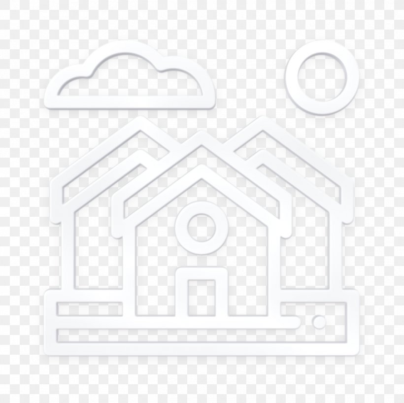 Houses Icon In The Village Icon Neighborhood Icon, PNG, 1310x1308px, Houses Icon, Emblem, Logo, Symbol, Text Download Free