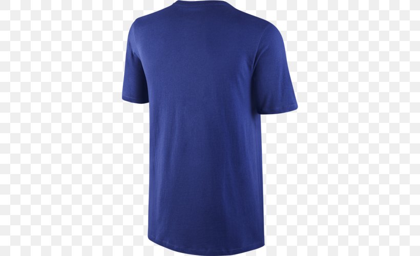 T-shirt Blue Reebok CrossFit Sleeve, PNG, 500x500px, Tshirt, Active Shirt, Blue, Clothing, Cobalt Blue Download Free