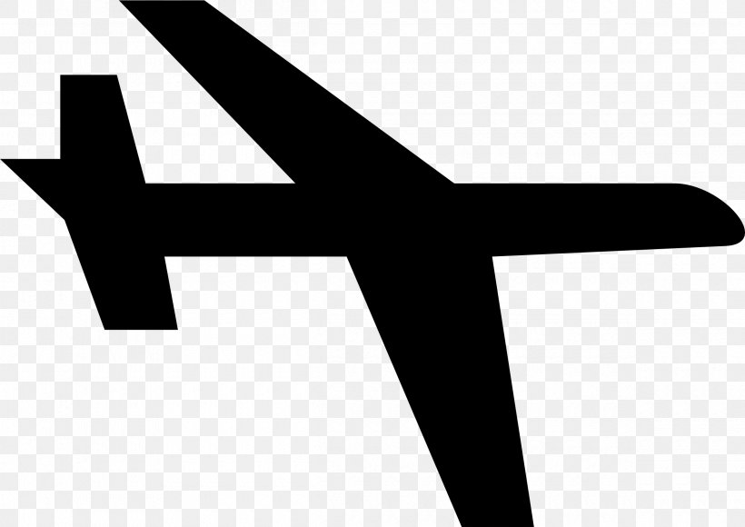 Airplane Aircraft Clip Art, PNG, 2400x1699px, Airplane, Air Travel, Aircraft, Black And White, Monochrome Photography Download Free