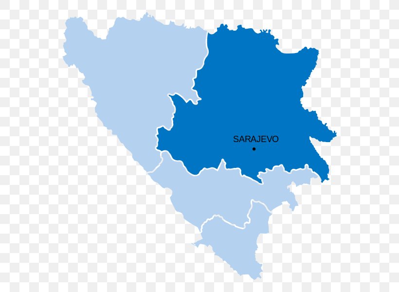 Bosnia And Herzegovina Vector Graphics Illustration Map Image, PNG, 600x600px, Bosnia And Herzegovina, Area, Blank Map, Blue, Cloud Download Free