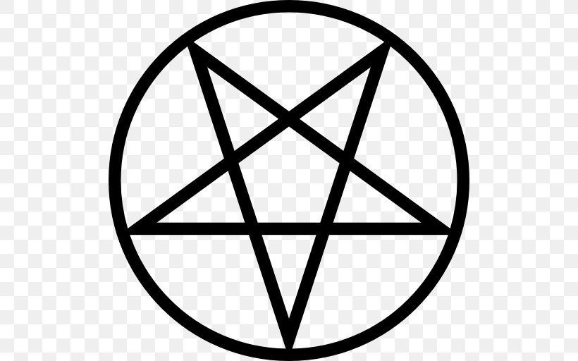 Church Of Satan Lucifer Satanism Pentagram, PNG, 512x512px, Church Of Satan, Area, Baphomet, Black, Black And White Download Free