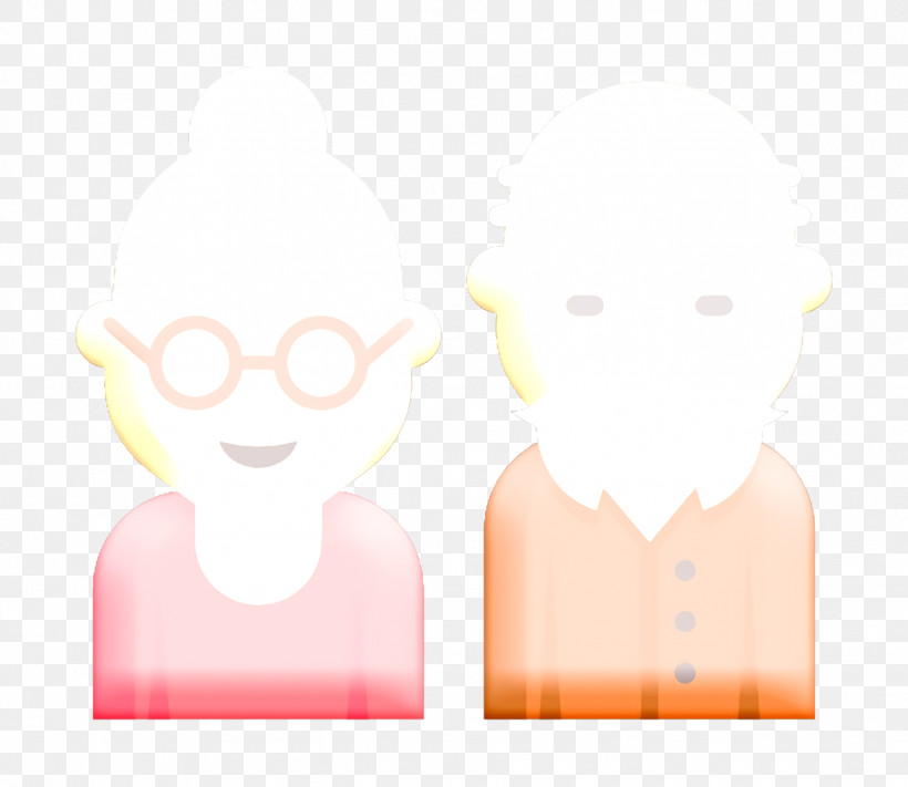 Grandparents Icon Family Icon, PNG, 1228x1066px, Grandparents Icon, Cartoon, Cheek, Chin, Face Download Free