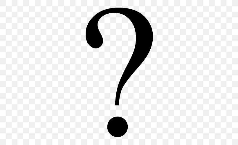 Question Mark Clip Art Riddler, PNG, 500x500px, Question Mark, Ampersand, Blackandwhite, Logo, Number Download Free