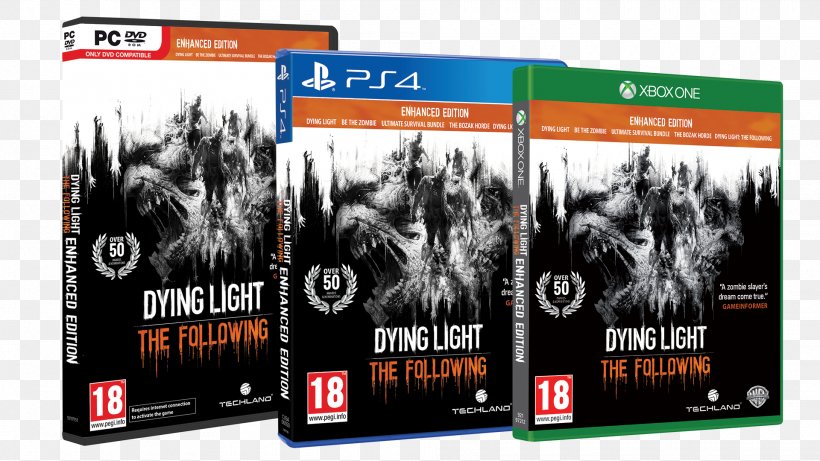 Dying Light: The Following Xbox 360 Xbox One PlayStation 4, PNG, 1920x1080px, Watercolor, Cartoon, Flower, Frame, Heart Download Free