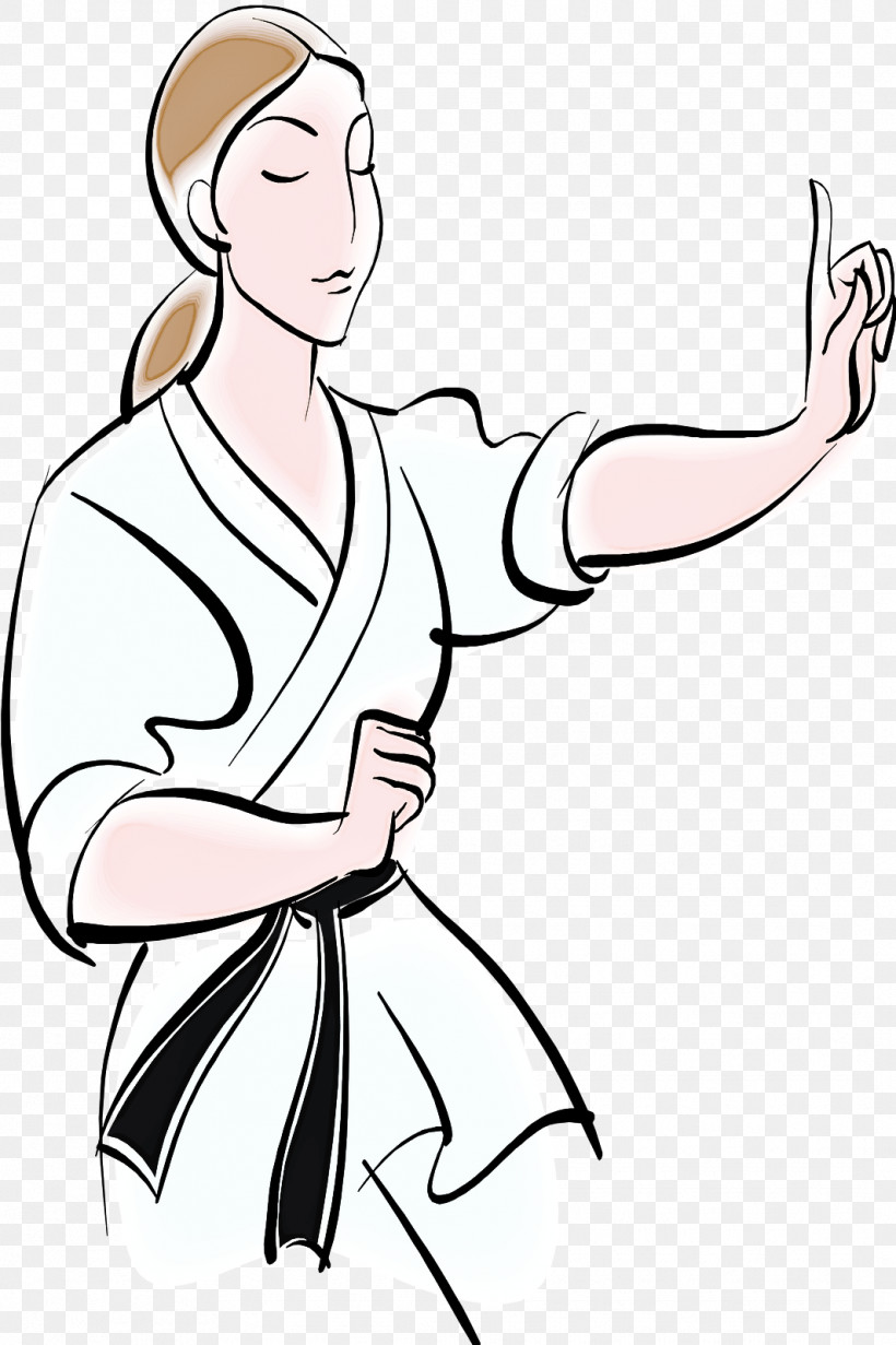 Martial Arts Uniform Line Art Finger Arm Hand, PNG, 1065x1600px, Martial Arts Uniform, Arm, Finger, Hand, Joint Download Free