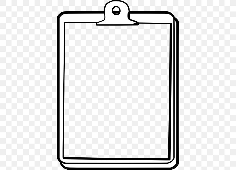 Clipboard Free Content Clip Art, PNG, 426x592px, Clipboard, Area, Black, Black And White, Document Download Free