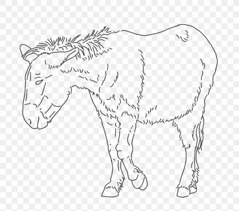 Mule Donkey Mustang Mane Halter, PNG, 950x840px, Mule, Animal, Animal Figure, Artwork, Black And White Download Free