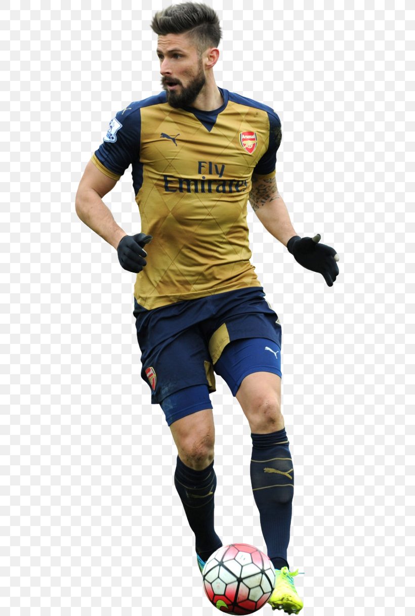 Olivier Giroud Football Player Team Sport Jersey, PNG, 527x1218px, Olivier Giroud, Ball, Clothing, Emerson Palmieri, Football Download Free