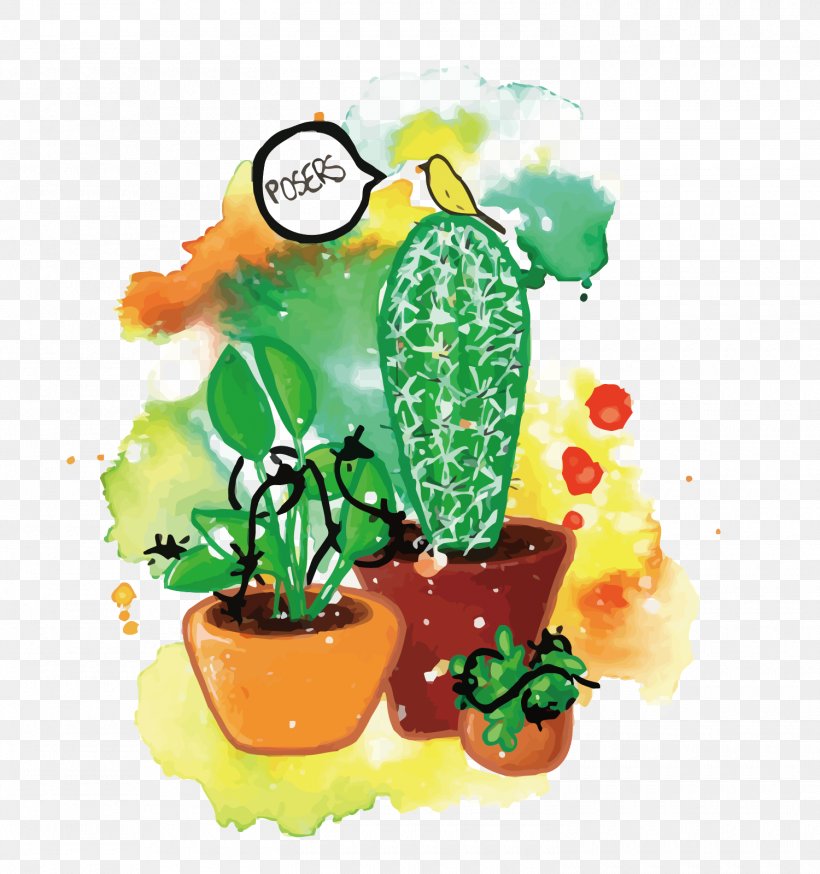 Flowerpot Euclidean Vector Plant, PNG, 1500x1600px, Plant, Art, Bonsai, Cactaceae, Cactus Download Free