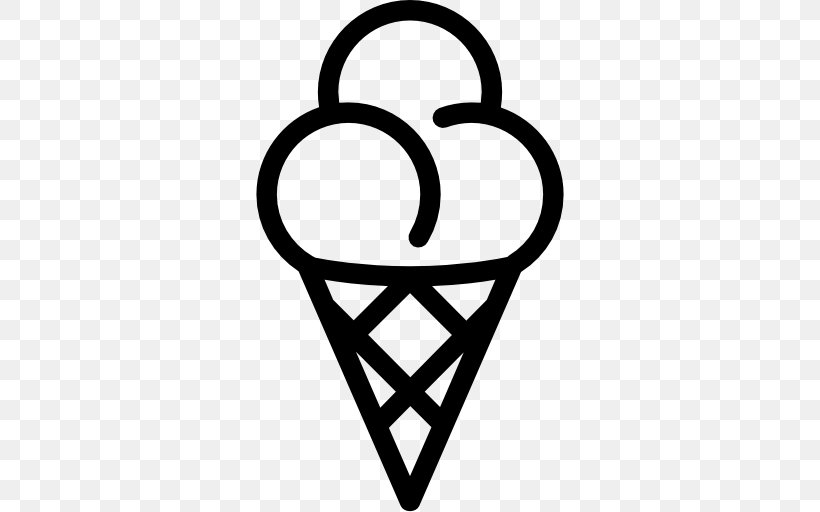 Ice Cream Cones Sundae Waffle, PNG, 512x512px, Ice Cream Cones, Black And White, Body Jewelry, Cone, Cream Download Free