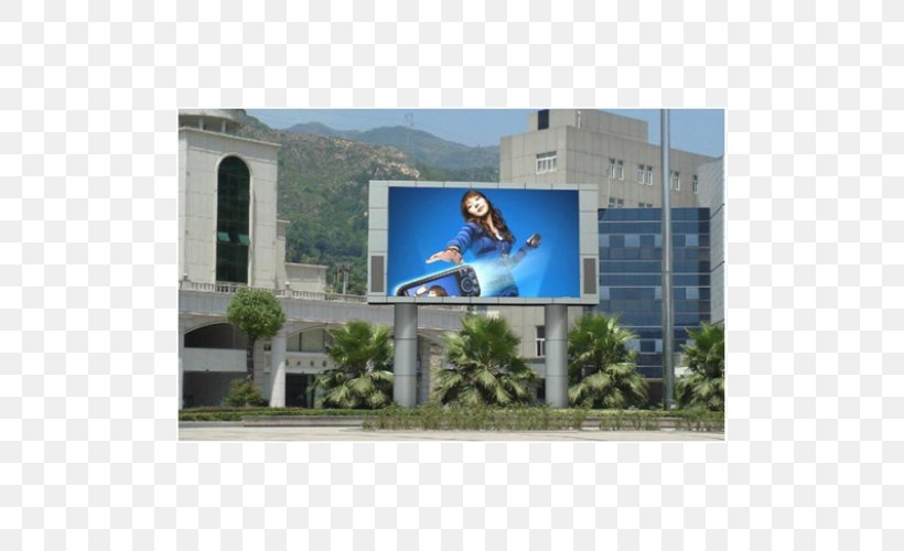 LED Display Display Device Light-emitting Diode Video Wall Out-of-home Advertising, PNG, 500x500px, Led Display, Advertising, Billboard, Computer Monitors, Digital Billboard Download Free
