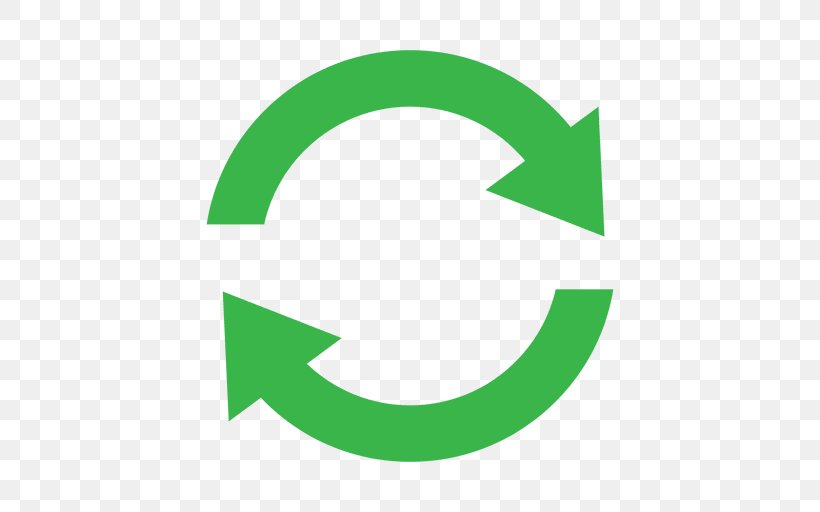 Recycling Symbol Logo Plastic Recycling, PNG, 512x512px, Recycling Symbol, Animaatio, Area, Brand, Green Download Free