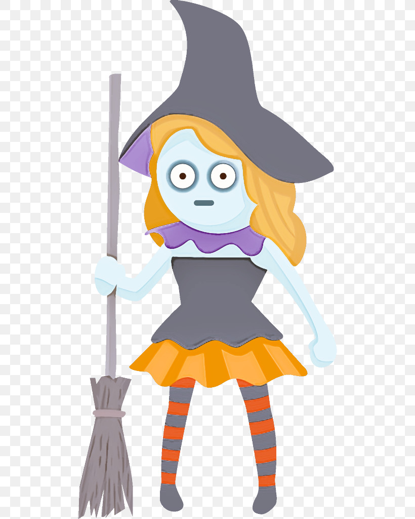 Witch Halloween Witch Halloween, PNG, 512x1024px, Witch Halloween, Broom, Cartoon, Halloween, Style Download Free