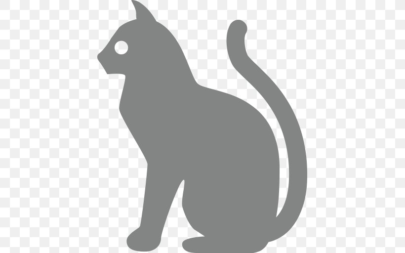 Black Cat Kitten Drawing, PNG, 512x512px, Cat, Black, Black And White, Black Cat, Carnivoran Download Free