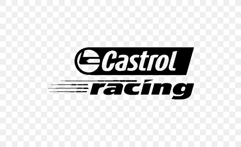 Car Castrol Sticker Lubricant Logo, PNG, 500x500px, Car, Area, Automotive Exterior, Black And White, Brand Download Free