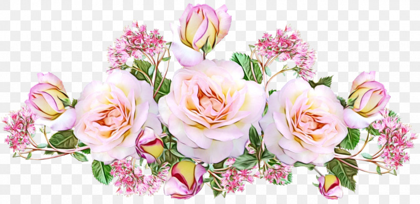 Garden Roses, PNG, 1280x622px, Watercolor, Artificial Flower, Cabbage Rose, Cut Flowers, Floral Design Download Free