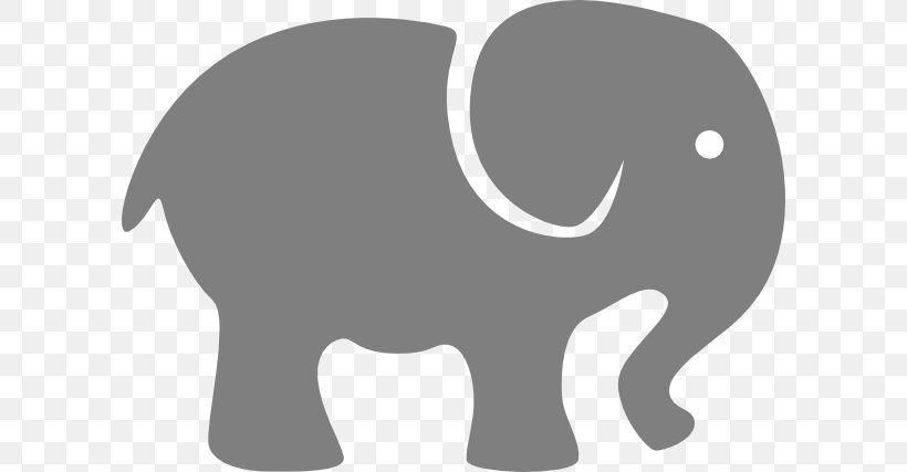 Giant Panda Elephant Silhouette Clip Art, PNG, 600x427px, Giant Panda, African Elephant, Animal, Baby Shower, Black Download Free
