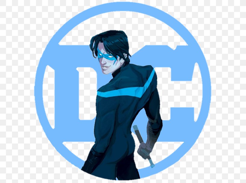 Nightwing Batman Barbara Gordon Logo DC Comics, PNG, 608x612px, Nightwing, Barbara Gordon, Batman, Batman Battle For The Cowl, Blue Download Free