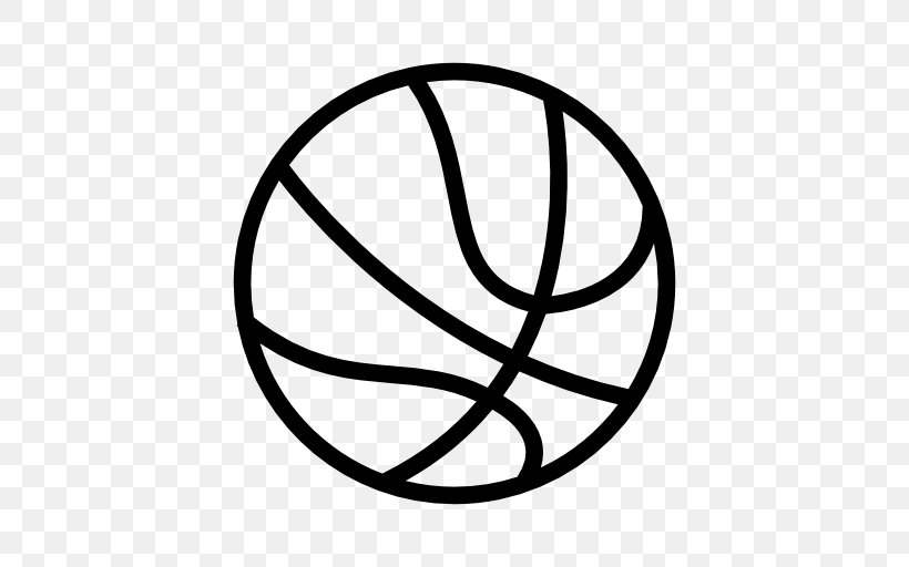 Outline Of Basketball Sport Backboard, PNG, 512x512px, Basketball, Backboard, Ball, Black And White, Football Download Free