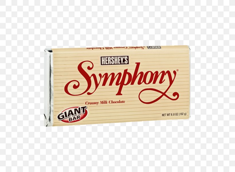 Symphony Milk Chocolate Bar Hershey Bar, PNG, 600x600px, Chocolate Bar, Almond, Bar, Brand, Candy Download Free