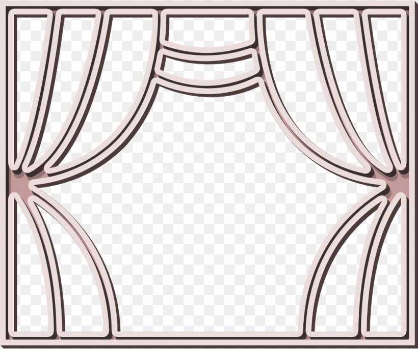 Theater Icon Stage Icon Hollywood Icon, PNG, 1032x864px, Theater Icon, Black And White, Furniture, Line Art, Picture Frame Download Free