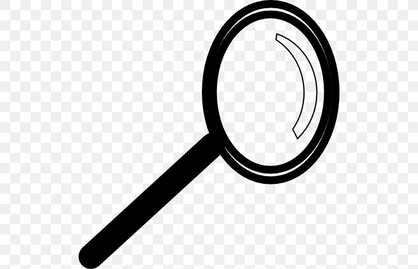 Magnifying Glass Clip Art, PNG, 512x528px, Magnifying Glass, Black And White, Brand, Glass, Lens Download Free