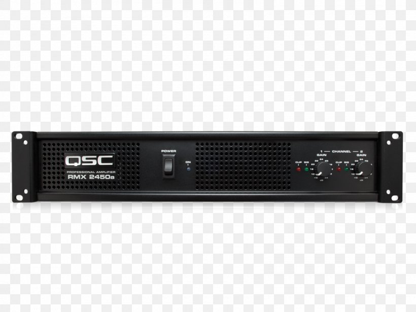 QSC RMX2450a Low-Z QSC Audio Products Audio Power Amplifier, PNG, 1600x1200px, Qsc Audio Products, Amplifier, Audio, Audio Equipment, Audio Power Amplifier Download Free