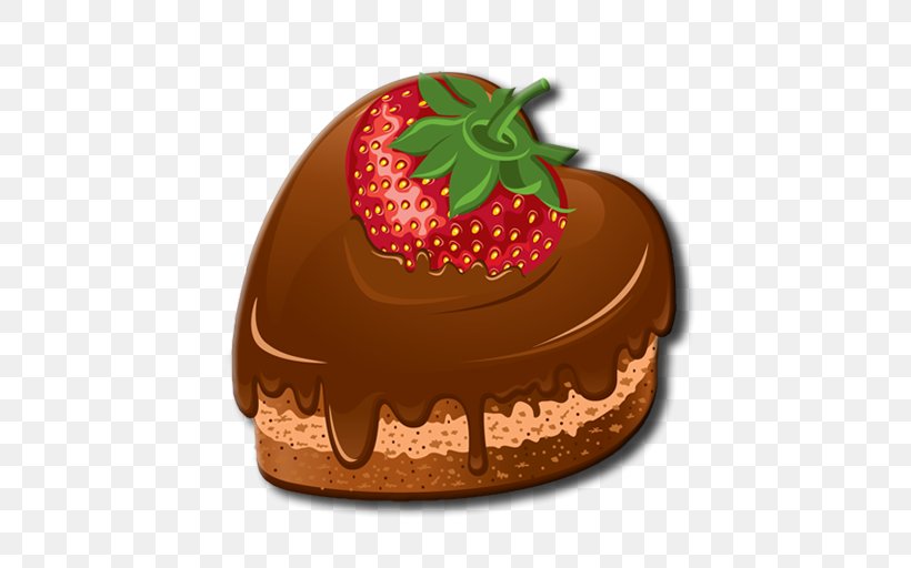 Strawberry Cupcake Chocolate Cake Clip Art, PNG, 512x512px, Strawberry, Cake, Cartoon, Chocolate, Chocolate Cake Download Free