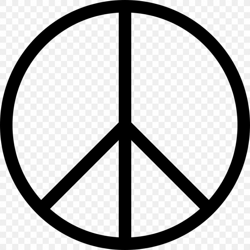 Peace Symbols Campaign For Nuclear Disarmament Clip Art, PNG, 1024x1024px, Peace Symbols, Area, Black And White, Campaign For Nuclear Disarmament, Disarmament Download Free