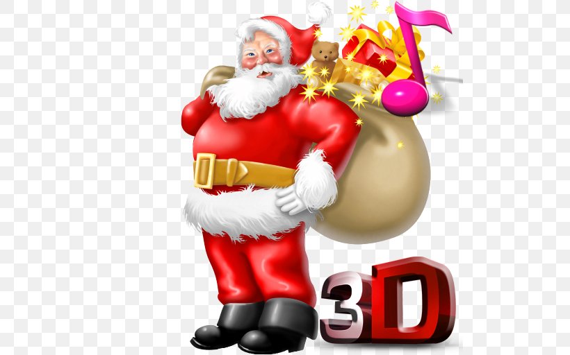 Santa Claus 3D Run Farm Snow: Happy Christmas Story With Toys & Santa Christmas Day Image, PNG, 512x512px, Santa Claus, Android, Christmas, Christmas Day, Christmas Decoration Download Free