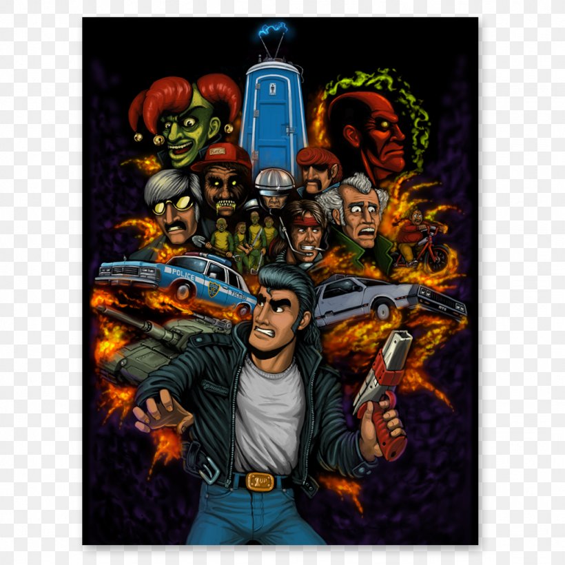 Retro City Rampage Nintendo Switch Xbox 360 Video Game Xbox Live Arcade, PNG, 1024x1024px, Retro City Rampage, Arcade Game, Comic Book, Destructoid, Fictional Character Download Free