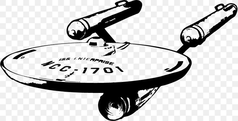 Wall Decal Starship Enterprise Sticker Star Trek, PNG, 819x418px, Wall Decal, Black And White, Decal, Drawing, Fashion Accessory Download Free
