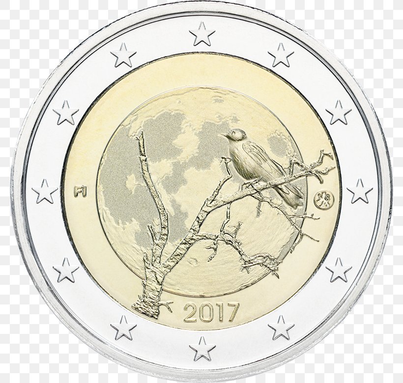 Finland 2 Euro Commemorative Coins 2 Euro Coin Euro Coins, PNG, 780x780px, 2 Euro Coin, 2 Euro Commemorative Coins, Finland, Clock, Coin Download Free