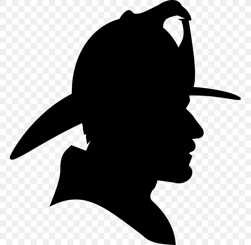 Firefighter Silhouette Fire Department Clip Art, PNG, 755x800px, Firefighter, Artwork, Beak, Black, Black And White Download Free
