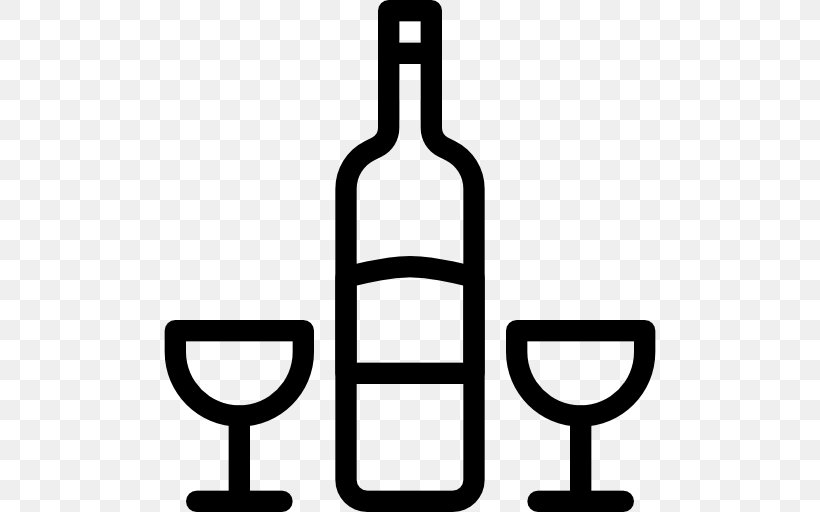Wine Distilled Beverage Restaurant Drink, PNG, 512x512px, Wine, Alcoholic Drink, Black And White, Bottle, Cocktail Download Free