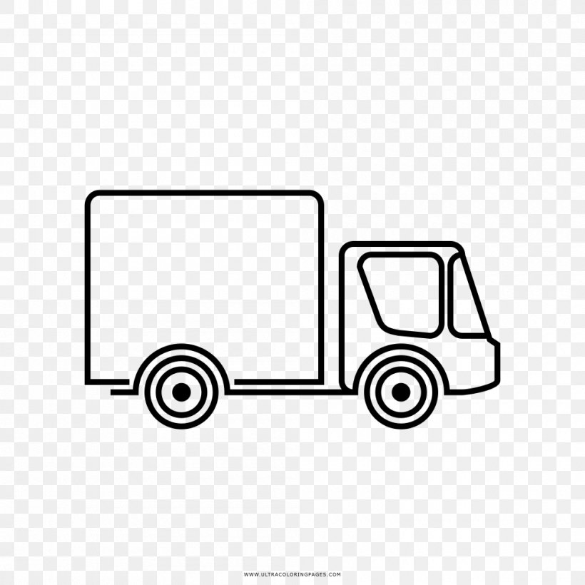 Car Pickup Truck Drawing Semi-trailer Truck, PNG, 1000x1000px, Car, Area, Automotive Design, Black, Black And White Download Free
