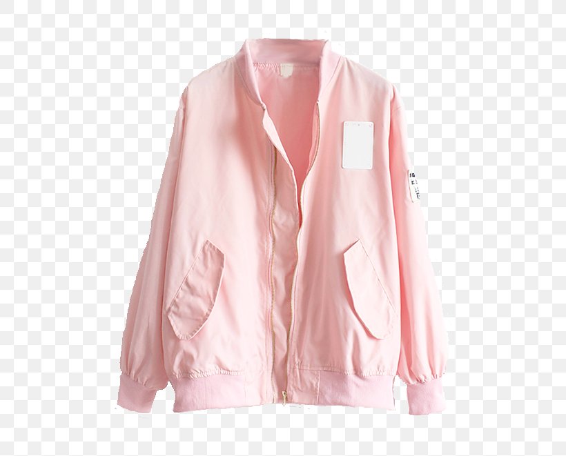 Jacket Coat Collar Pink Clothing, PNG, 500x661px, Jacket, Blouse, Button, Clothing, Coat Download Free