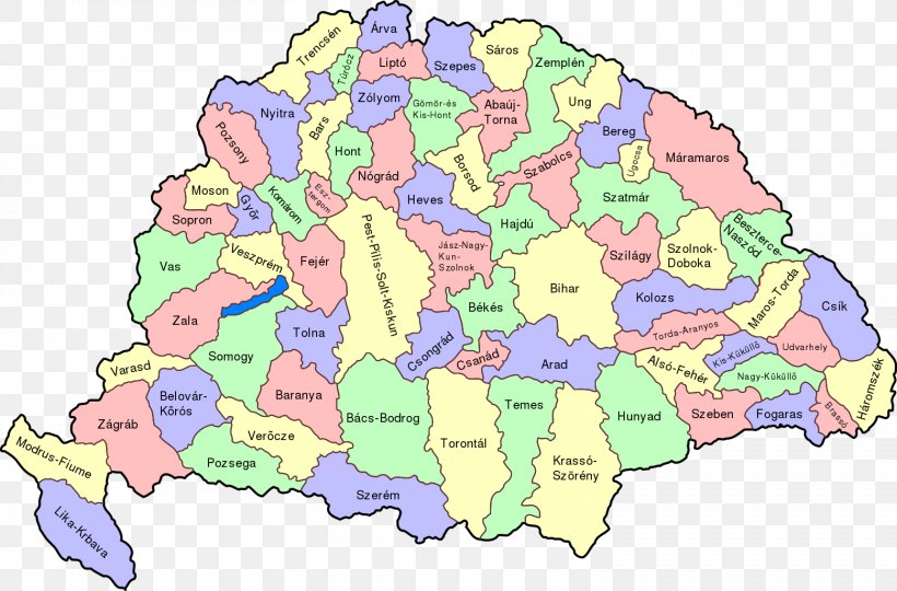 Counties Of The Kingdom Of Hungary Map Ruthenians, PNG, 1558x1026px, Counties Of The Kingdom Of Hungary, Area, Coat Of Arms Of Hungary, Hungarian, Hungary Download Free